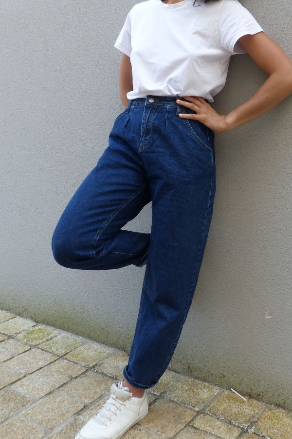 jean slouchy femme